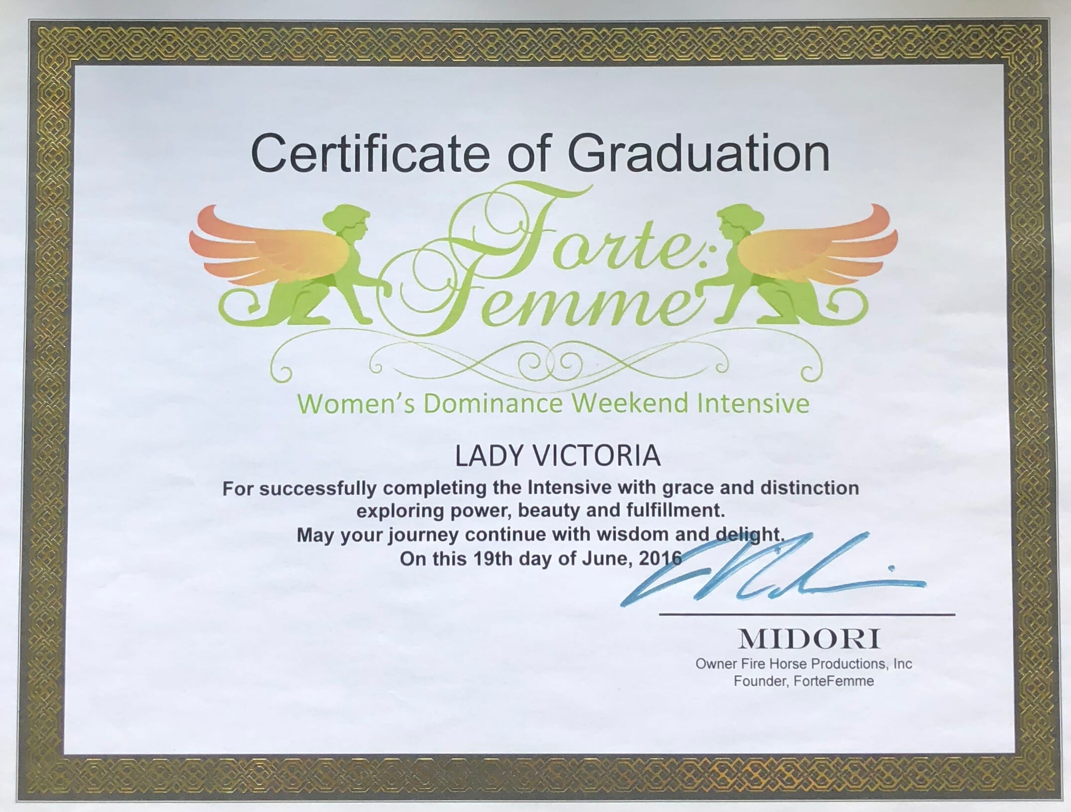 Midori : Forte Femme NYC 2016